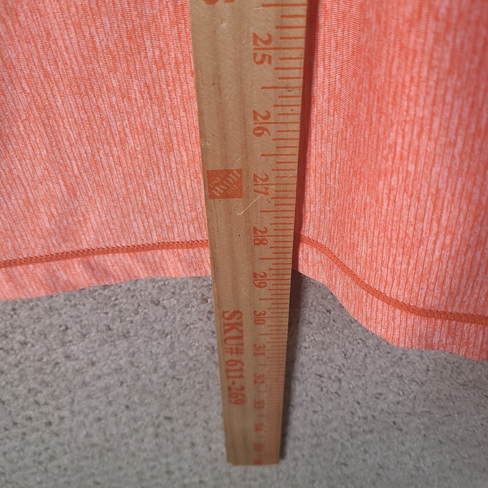 Desales‎ Colts Pullover Mens M Orange 1/4 Zip Antigua HS Soccer Shirt Stretch - Picture 10 of 11